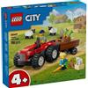 Lego Trattore agricolo rosso con rimorchio e pecore - Lego City 60461