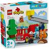 Lego Autopompa con manichetta e pompiere - Lego Duplo 10473