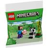 Lego Steve e Baby Panda - Lego Minecraft 30672