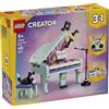 Lego Pianoforte decorativo con gatto - Lego Creator 31392