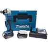 Makita TRAPANO ANGOLARE 18V 10 mm DDA350RTJ Fornito con batteria, caricabatteria e valigetta Makpac.