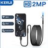 KERUI 2MP Telecamera per endoscopio industriale Mini telecamera di ispezione con obiettivo singolo/doppio per Iphone Periscopio per condutture impermeabile Tipo C
