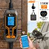 feyree Caricatore EV Portatile Feyree Tipo 2 11KW 16A Trifase con Wi-Fi, APP, Bluetooth, Cavo di Ricarica EVSE 5m con Spina CEE per Auto Elettriche