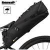 Rhinowalk Borsa da sella per bici impermeabile Borsa da sella per bicicletta di grande capacità Borsa da ciclismo pieghevole Borsa posteriore per bici da strada MTB
