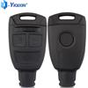 YIQIXIN 3 Pulsante Smart Card Fob di Ricambio Per Fiat 500 Punto Croma Custodia Della Copertura Chiave A Distanza Dell'automobile Borsette Piccola Lama di Emergenza SIP22