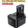 Bonadget Per Hitachi 12V 3500mAh Batteria Per EB1214S EB1212S EB1220BL EB1212S WR12DMR DS180F3 DH15DV DS12DVF3 Batteria Ricaricabile per Utensili