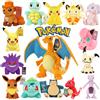 DUODUOBAO POKEMON Peluche Originale Gengar Pikachu Kawaii Charizard Genuino Peluche Bambola Morbido Simpatico Cartone Animato Piplup Giocattoli per I Bambini Regalo