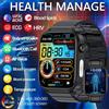 GUHUAVMI 2025 Nuovo AI Diagnosi Lipidi nel sangue Acido urico Test di composizione corporea Smart Watch per uomo ECG + PPG Chiamata Bluetooth Salute Smartwatch
