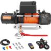 succebuy Verricello Elettrico Wireless SucceBuy 12000 lbs 12V DC con Cavo per Camion e Auto, con Corda Sintetica 0.36in x 75.5ft per Traino Fuoristrada