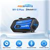 Fodsports M1-S Plus Interfono per casco Moto Auricolare Bluetooth Interphone, 8 ciclisti 2000M, condivisione musica, Radio FM