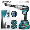 YOFIDRA Soffiatore Elettrico Brushless 2-in-1 Turbo e Aspirapolvere 1000Pa, Strumento per Soffiare Foglie e Polvere, Compatibile con Batteria Makita 21V