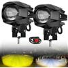 GISAEV Faretto per moto a LED 200W Faro fendinebbia Accessori Off Road ADV GS UTV Lampada assistita per camion Luci ausiliarie 12V 24V