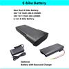 Belicore Batteria per bici elettrica pieghevole per portapacchi posteriore 36V 7.8Ah 8.7Ah 10Ah 10.4Ah 14Ah 24V per motore Hiper Fold X4 Swifty Liberte E-bike pieghevole