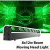 SHEHDS 8x12w Fascio Testa Mobile RGBW 4in1 Bar Luce Per DJ Disco Festa di Nozze Effetto Luce Della Fase Professionale DMX 512 Luce Della Fase