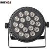 SHEHDS 1 pz LED In Alluminio 18X18 W Waterpoor/18X12 W RGBW/18X18 W Par Illuminazione DMX 512 DJ Disco Luce Della Fase Decorazione Di Natale