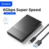Orico Custodia per disco rigido esterno ORICO Type-C Custodia per HDD SATA a USB 3.1 per HDD SSD da 2,5'' Velocità 6 Gbps Supporto UASP