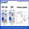 CHNT CHINT NXBLE-63YH 1P + N 2P 10MA 30MA Interruttore automatico differenziale RCBO di piccole dimensioni con protezione da sovraccarico 10A 16A 20A 25A 63A