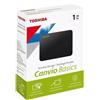 NONE Toshiba A3 Upgrade Black Canvio Base Disco Rigido Esterno 500GB 1TB 2TB USB 3.0 Meccanico Nero per Desktop e Laptop
