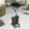 NONE Lavabo per shampoo portatile con lavabo mobile a 2 secchi regolabile in altezza per salone spa