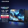 VCHANCE Monitor portatile OLED da 13,3 pollici 1920x1080p Struttura in metallo con supporto 100% DCI-P3 Estensore per display da viaggio per ufficio per laptop Mac
