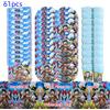 Bandai Anime One Piece Decorazione di compleanno Forniture per feste Tovaglia Stoviglie usa e getta Bicchiere di carta Piatto Tovagliolo Borsa Kit Baby Shower Giocattolo