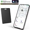 wesolvet Scheda di localizzazione per portafoglio sottile Smart Tag Funziona con Trova il mio (Solo iOS) Ricerca Bluetooth Air Tracker Tag Localizzatore di carte di ricerca di portafogli