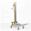 NONE Carrello di sollevamento multifunzionale con impilatore per sollevamento e trasporto manuale da 80 kg, pieghevole e portatile