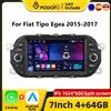 NONE Podofo 7 "CarPlay Android Radio Per Fiat Tipo Egea 2015-2017 Auto Sistema Intelligente 2din GPS Stereo Autoradio Lettore Multimediale