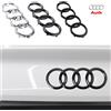 Mitsubishi ABS per Audi Sline A3 8P 8L 8V A4 B8 B6 B7 B9 A6 C6 C7 S5 A7 A5 Q5 Q3 TT A1 Q7 Auto Logo Badge Auto Griglia Anteriore Baule Posteriore 4 Anelli