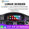 naviunit Senza fili CarPlay Android Auto Stereo Schermo Per BMW Serie 3 5 E60 E61 E62 E63 E64 E90 E91 E92 E93 Linux Autoradio Multimediale BT