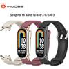 MIJOBS Cinturino per Mi Band 10 9 8 7 6 5 Cinturino per Mi Band 10 Cinturino in silicone per Mi Band 9 Bracciale per cinturino Mi Band 8