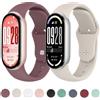 NONE Cinturino in silicone morbido per Xiaomi Mi Band 10 9 8 NFC Smart Watch Sport braccialetto sostituibile Correa per Mi Band 10 cinturino traspirante