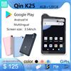 QIN Nuovo Qin K25 Android 14 Google Paly MTG81 Touch screen da 3,54 pollici RAM4 GB ROM 128 GB Wifi Bluetooth Mini telefono