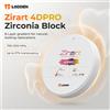 Lodden Dental Lab 4D PRO Blocco di zirconio 98mm Blocco disco di zirconio multistrato Vita 16 colori Dental Cad Cam Materiali dentali