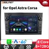 OSSURET Autoradio Android per Opel Astra H Vectra Vauxhall Antara Zafira Corsa CD Vivaro Meriva Lettore multimediale per auto Carplay 2Din GPS
