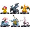 Bandai Pokemon 6 Pz/set Anime Figura Pikachu 6-7 cm Figura Charizard Blastoise Squirtle Bulbasaur Action Figures Modello giocattoli Regali