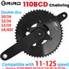riro Corona per Bici da Strada RIRO 110 BCD 50/34 52/36 53/39 54/40T 11/12V per Shimano R7000 R8000 R9100 R7100 R8100 R9200