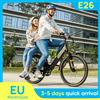 Urlife 750W E-Bike Commuter 26x2" Pneumatici 36V 13Ah Display LCD rimovibile Velocità Freni a disco idraulici a 7 velocità per adulti