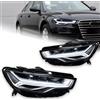 AOKEDING Fari LED AKD per AUDI A6 2012-2018, Upgrade A6 C7 C7PA A6L, Fari Anteriori Full LED con DRL, Indicatori di Direzione Dinamici, Abbaglianti e Anabbaglianti, Accessori