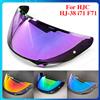 GISAEV Casco moto Visiera Lente Per HJC HJ-38 i71 F71 Sostituire Anti-UV Anti-Graffio Antipolvere Vento Scudo Accessori Moto