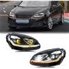 xunder Fari a LED per Volkswagen VW Golf 5 MK5 V TSI TDI 2003-2008, Proiettore DRL con Linea Argento, Gruppo Luci Anteriori [Non compatibile con GTI]
