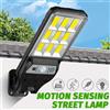 KDULIT Lampada da parete solare per esterni a LED con sensore di movimento del corpo umano 3 modalità Giardino Terrazza Garage Cortile Illuminazione stradale impermeabile