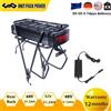 UNITPACKPOWER Batteria eBike da portapacchi posteriore 52V 30AH 36V 21AH 21700 48V 30Ah con doppio portapacchi per motore da 1800W 1500W 1000W 750W 500W 24"-28 pollici