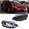 xunder Fari a LED per Volkswagen VW Golf VII Golf MK7 TSI TDI 2012-2017, Gruppo Luci Anteriori DRL Oscurate [Non Compatibile con GTI/R/GTD]