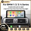 Ainavi Autoradio Ainavi per BMW Serie 1 2 3 4 F20 F21 F22 F30 F31 F33 F34 F36 NBT con Carplay Wireless e Android Auto, Lettore Multimediale per Auto