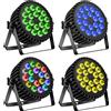 Datewink 4 Pezzi 200W 18 LED Par Lights 4 IN 1 RGBW Luci Sceniche Effetto Arcobaleno DMX512 Per DJ Discoteca Feste Natale Club Matrimoni