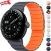 NONE Cinturino magnetico per Google Pixel Watch 4 3 2 1 41mm, cinturino in silicone per Google Pixel Watch 1 2 3 4, accessori per braccialetti.