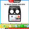 HIZPO 360 ° Autoradio con Telecamera Panoramica per Nissan Qashqai J10 2006-2013, CarPlay Wireless, Touchscreen, Android Auto, Stereo con Navigazione GPS
