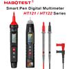 HABOTEST HT122 Multimetro Digitale a Penna, Tester di Tensione DC/AC, Voltmetro Intelligente con 4000 Conti, True RMS, NCV, Tester di Resistenza e Frequenza
