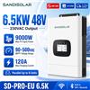 SANDISOLAR Inverter Solare Ibrido SANDISOLAR 4.2KW 6.5KW 24V 48V Off-Grid Onda Sinusoidale Pura MPPT WiFi RS485 con Ingresso Generatore e Carico Intelligente